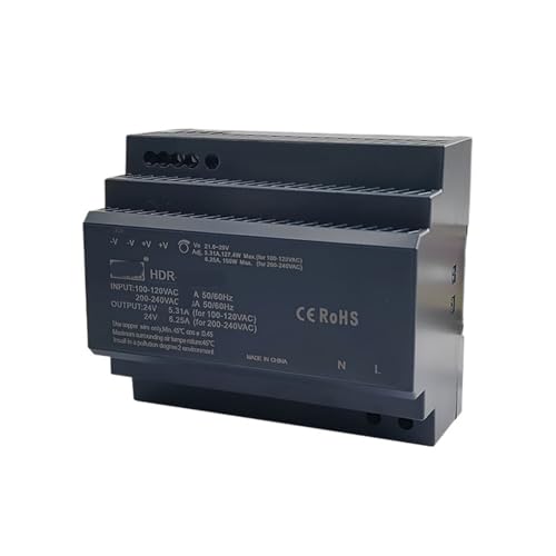 Alimentation à découpage de type rail HDR-150W convertisseur 220V 48V DC pour boîtier électrique