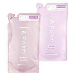&Prism(アンドプリズム) ミラクルシャイン シャンプー & トリートメント 詰め替え セット 実質1,100円(550円/個)(実質1,023円、511.5円/個)!プライム会員は送料無料! &Prism(アンドプリズム) ミラクルシャイン シャンプー & トリートメント 詰め替え セット 実質1,100円(550円/個)(実質1,023円、511.5円/個)!プライム会員は送料無料!