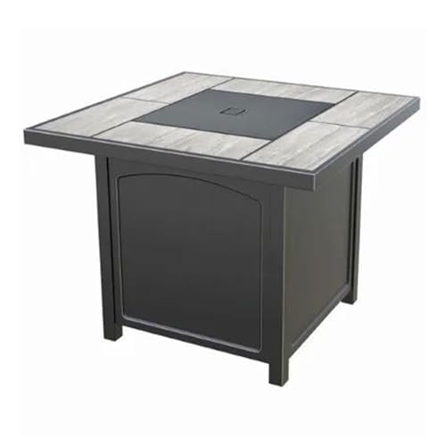 Four Seasons Courtyard 32" Steel 50K BTU Smokeless Propane Gas Fire Pit Square Table Fireplace for Outdoor Backyard Patio, Deck & Porch Heating, Black - Image 6