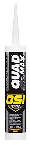 Brend OSI Sealants Pack of 3 OSI Sealants 1868684 9.5 oz Quad Max Window, Door and Siding Sealant, White