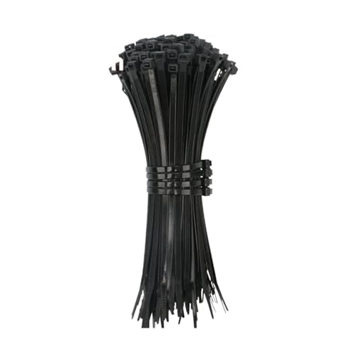 Attaches de câbles en plastique de haute résistance nylon noir 3x80mm