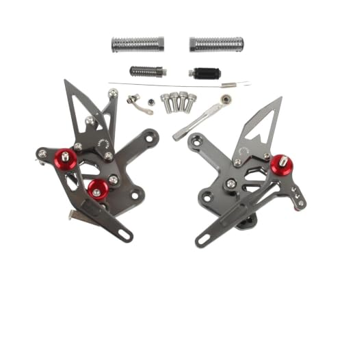 Repose-pieds avec pédale crantée pour optimiser l'angle d'inclinaison de votre ZX-4R