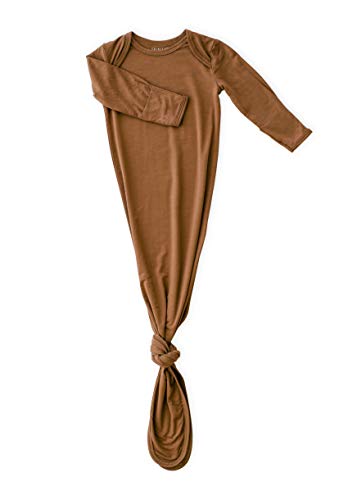 Image of Wallaby Kids Extra Tall Knotted Baby Gown, Super Soft Viscose from Bamboo Newborn Sleeper for Baby Girl and Boy
