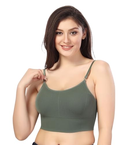Image of Fabme Women's Seamless, Low Back, Cami-Bra