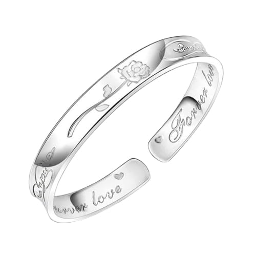 Pulsera de manguito mujer HYJYGX el regalo de boda perfecto con encanto ajustable 1