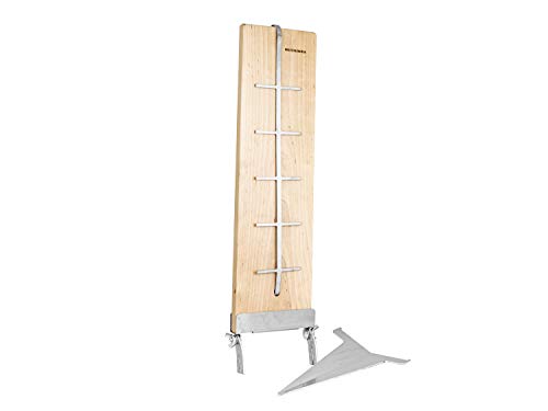 MUURIKKA Flammlachsbrett mit Erdspieß, finnischer...