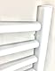 Manissa White Dry Electric Heated Stainless Steel Towel Rail 400 x 1000 mm Energy Efficient