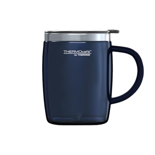 Thermos - Termo con Forma de Taza para Escritorio (0,4 L), Color Azul