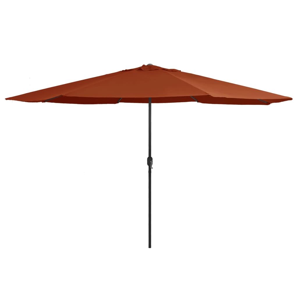 vidaXL Parasol ogrodowy na stalowym słupku 400 cm wiele kolorów