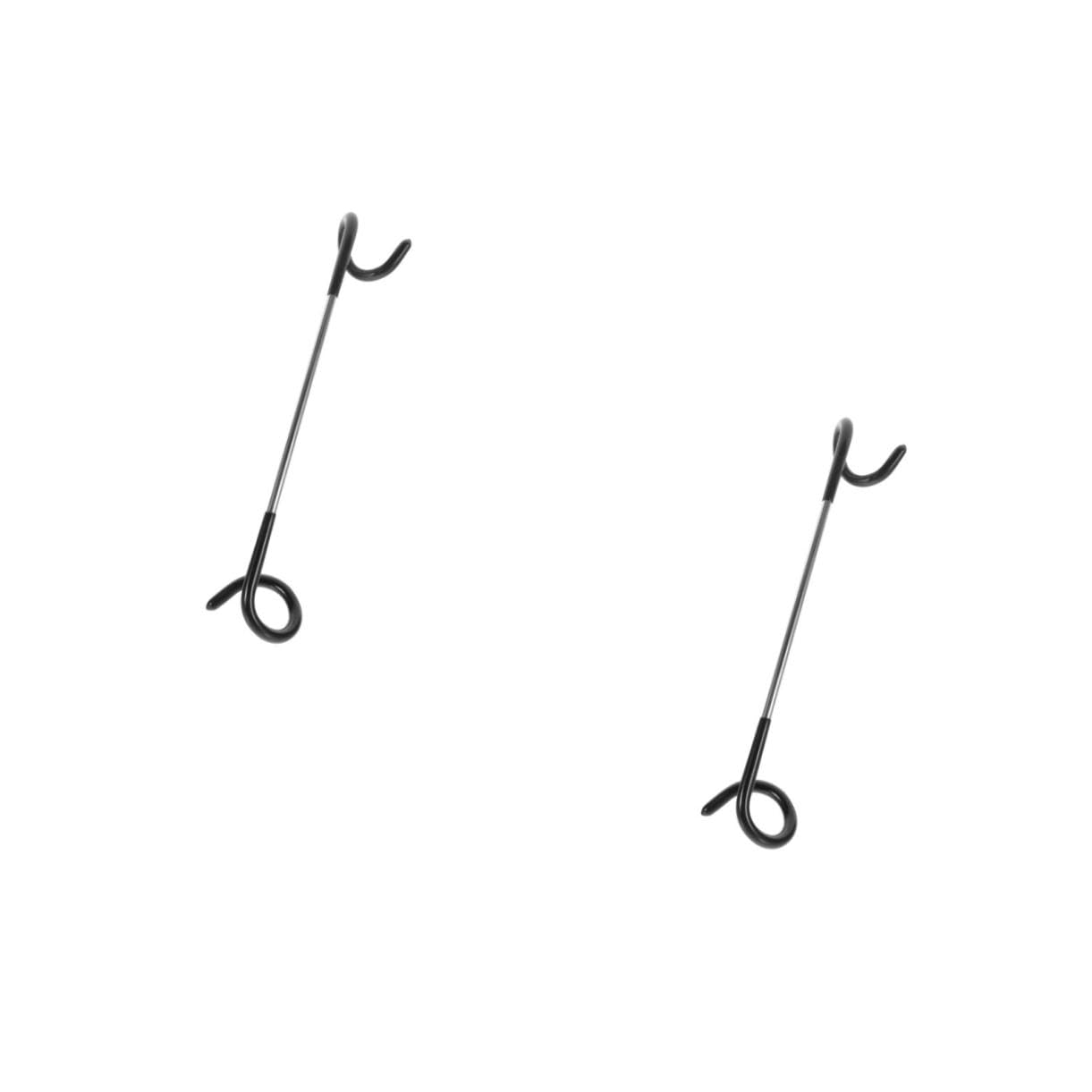 Hemoton 2pcs Portable Camping Light Outdoor Lantern Hooks Multi-Function Tent Lamp Holder