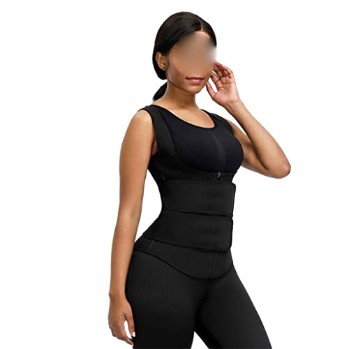 Chaleco de entrenamiento para pérdida de peso con cinturón de compresión mujer 4