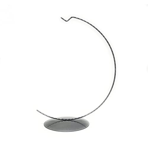 Polish Gallery Extra Large Ornament Display Stand Holder Christmas Round Hanger Hook for Glass Ball 200mm/8 inch Ø, 11 inch Tall Silver by Polish Gallery - Used condition - US$16.14