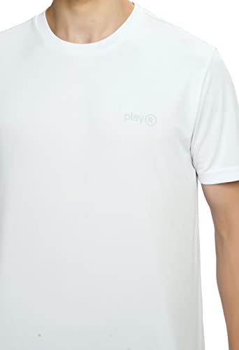 Image of playR Men Adult Core Run Tee - Activewear DRIVENT Lightweight Breathable T-Shirt for Men, Sports Tee for Gym, Running, Workout, Training, Fitness & Casual Everyday Wear Comfort - All-Season