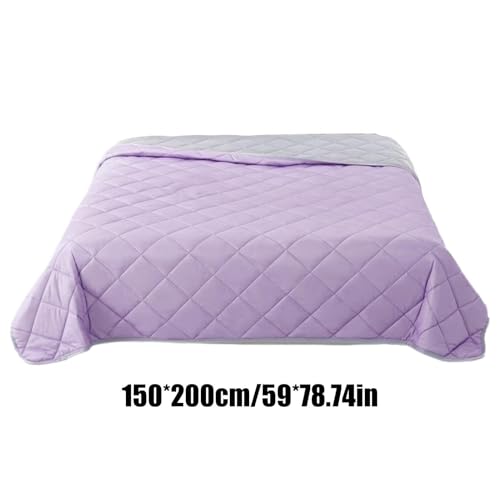 Couverture rafraîchissante plaid bicolore pour lit et canapé - 6