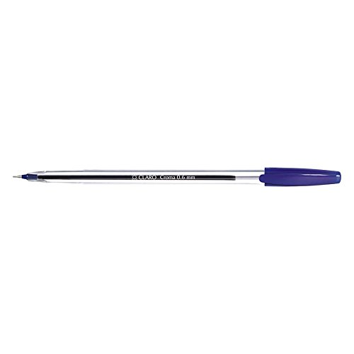 Claro Pens Plastic Croma Ball Pen, 100 Pieces (Blue) Claro Pens Plastic Croma Ball Pen, 100 Pieces (Blue)
