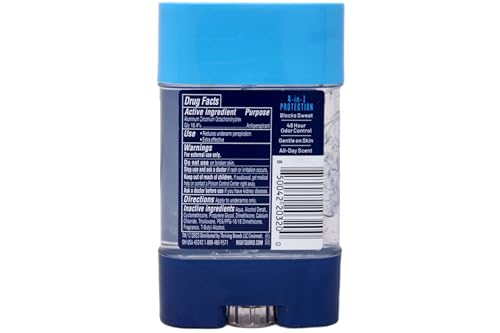 Right Guard, For Men Who Sweat, Odor Defense, Anti-Perspirant Deodorant Clear Gel, Fresh 3 oz (Pack of 5)