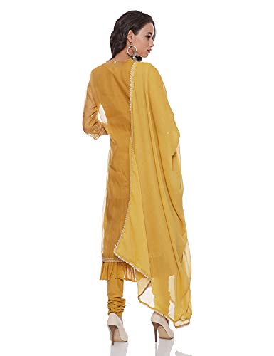 Image of BIBA Women Cotton Salwar Suit Set