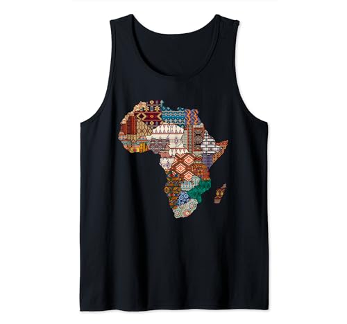 Africa Map | African Pattern Pride Traditional Ethnic Camiseta sin Mangas