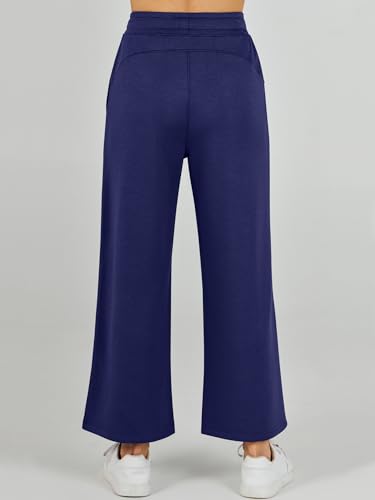 ANRABESS Womens 2 Piece Outfits Summer Beach Vacation Clothes Spring Travel Airport Casual Wide Leg Pants Lounge Sets