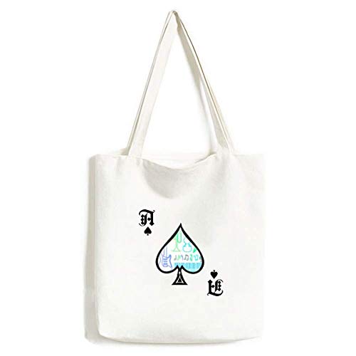 Sac à main de musique guitare néon lavable avec motif poker pour femme et homme