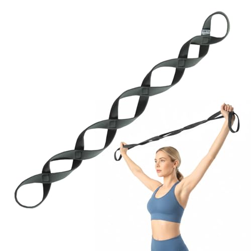 VRTX Stretch Straps for Exercise | Yoga & Pilates Stretching Band...