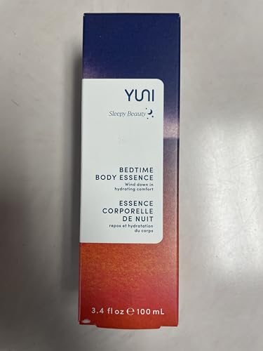 YUNI Beauty Hydrating Body Lotion (3.4 oz) Bedtime Body Essence with Melatonin & Chamomile - Tranquil Aromatherapy Lotion for Relaxing, Restful Sleep - Vegan, All Natural, Paraben-Free, Cruelty-Free