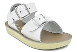 Salt Water Sandals Sun-San Surfer, White, Size Toddler 5