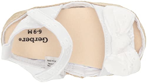 Gerber Baby Girls Espadrille Sandal Crib Shoe, Eyelet, 0 3 Months Infant #TOP4