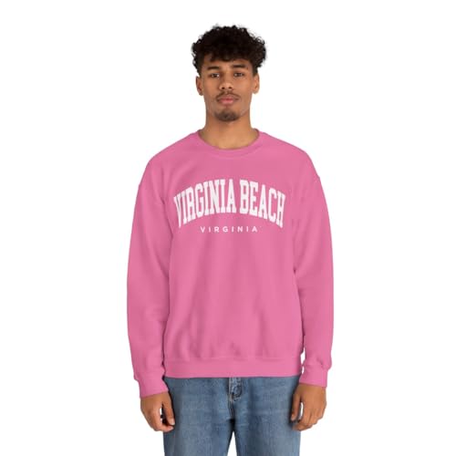 Virginia Beach Virginia Adult Unisex Crewneck Sweatshirt3