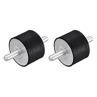 uxcell Rubber Mounts 2pcs M10x27mm Male Vibration Isolator Shock ...