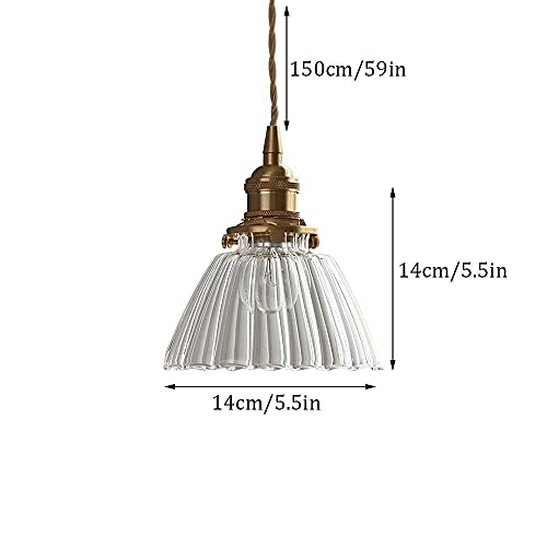 Lámpara colgante transparente para iluminar la mesa del comedor 8
