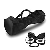 Opaeroo Adjustable Shoulder Straps and Storage Mesh Pocket Waterproof Hoverboard Bag Two Wheels Self Balancing Smart Board Carrying Backpack and Handbag Electric Scooter Carrying Bag 6.5/8/10 Inch M