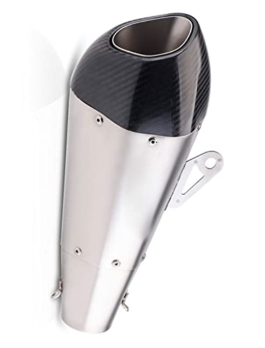 Silencieux moto carbone 51mm de haute qualité pour look racing