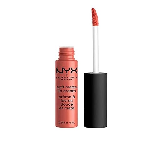 NYX Professional Makeup Soft Matte Lip Cream, Finish matte e cremoso, Colore extra-pigmentato, Long Lasting, Tonalità: Cannes