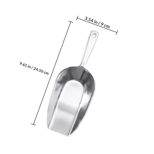 Pala de hielo de aleación de aluminio multiusos resistente para cocina y bar 2