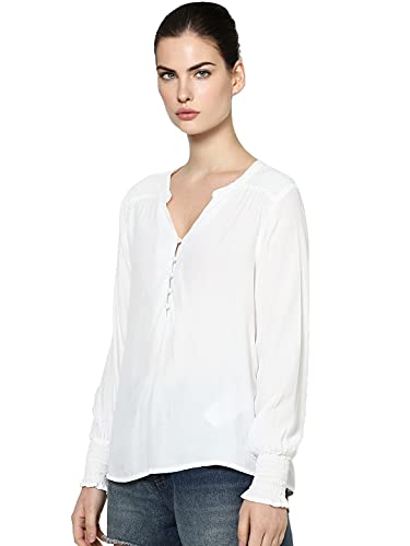 Image of ONLY Women's Solid Slim Fit T-Shirt