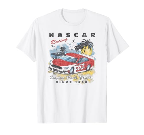 NASCAR Racing Daytona Beach Florida Since 1948 Distressed T-Shirt