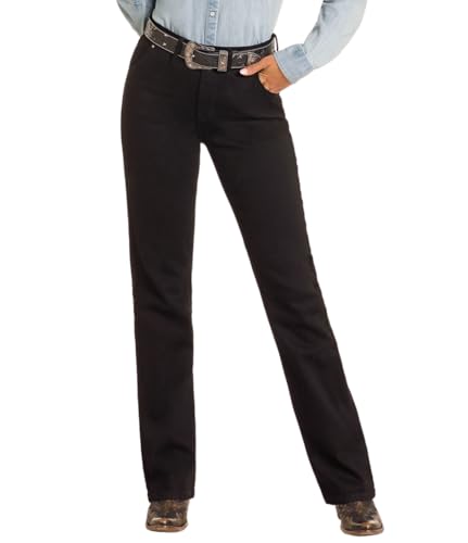 Rock & Roll Denim Women's High Rise Black Bootcut Jeans2