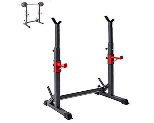 LCLLXB Squat Rack Weight Lifting Stand, Multifunction Household Barbell Stand, Strength Training, Home
