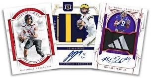 2024 Panini National Treasures Football Hobby Box – 8 Autograph or Memorabilia Cards – Factory Sealed NFL Trading Cards