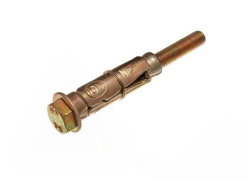 sciolto scudo tassello bullone di ancoraggio M10 10 millimetri manicotto bullone 16mm x L 100 mm (confezione da 24)