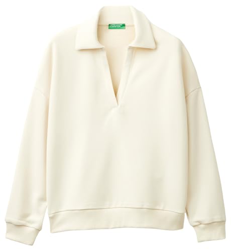United Colors of Benetton Maglia G/C 3U0SD108T Tuta, Sabbia 3C9, L Donna