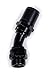 Fragola Fitting, Hose End, Race-Rite, Crimp-On, 30 Degree, 10 an Hose Crimp to 7/8-14 in Male O-Ring, Aluminum, Black Anodize, Each