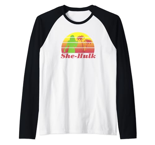 T-shirt Marvel She-Hulk style baseball avec manches Raglan bicolores