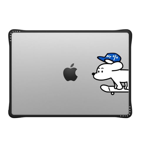 CASETiFY Impact MacBook Pro 14" (M1-M5) Case [Cushioned Impact Corners/Scratch-Resistant/Anti-Slip Grip] - Skater John (Standard) - Clear Black by CASETiFY - Used condition - US$38.92