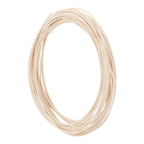 AHANDMAKER Basket Weaving Cane, 0.1 Inch 16.4 Feet Rattan Repair Kit for Furniture DIY Craft by AHANDMAKER - Used condition - US$11.09
