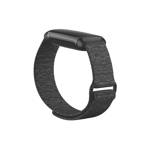 Image of Fitbit Charge 5, Hook & Loop Band, Charcoal, Small