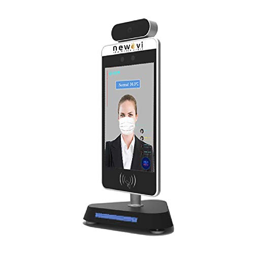 Visionera ThermalBody Temperature Measurement - Face Recognition Non-Contact Body Temperature Measurement System with Face ID Data Bank (Visionera 3000 w/Table Stand)