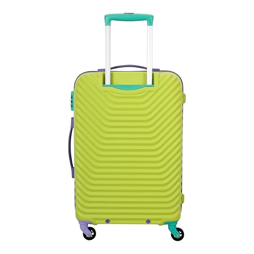 Image of American Tourister Splash SP 66 cm Check-in Polypropylene (PP) Hard 8 Wheels Spinner Kid Luggage /Suitcase /Trolley Bag for Travel (Violet Tulip)
