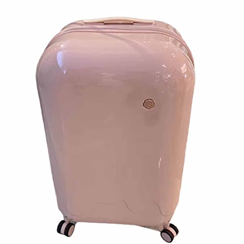 Trolley Suitcase, Height Case, Charging with Cup Holder, Combination Lock, Universal Wheel Suitcase,Pink-60 * 40 * 30CM